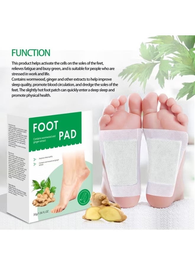 20-Piece Cleansing Detox Foot Patches, Deep Cleansing Foot Pads, Foot Detox Pads, Relieve Stress, Improve Sleep, Boost Metabolism, Enhance Blood Circulation, Suitable for Men, Women, Elderly, and Kids, Easy to Use, Natural Ingredients. - Image 4